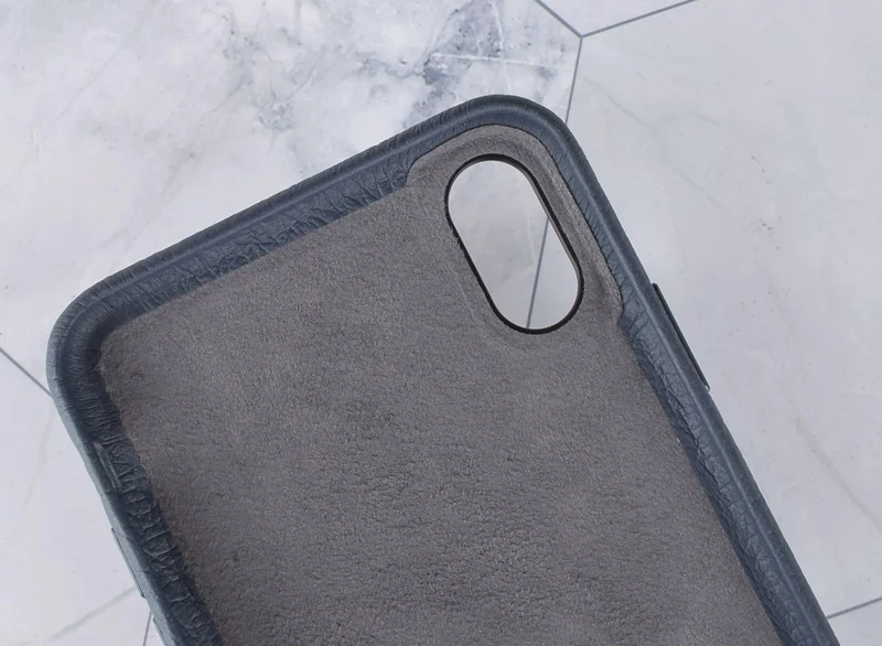 Роскошный чехол из натуральной кожи на заднюю панель для iPhone 11 Pro Max XS Max X, бизнес-чехол с полным краем, защитный чехол для телефона, популярный серый цвет
