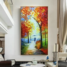 

Handmade Wall Painting Oil Painting On Canvas Hand Painted Art Landscape Painting Modern Home Living Room Decoration Unframed
