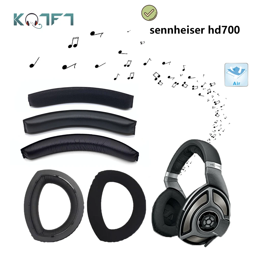 Kqtft Velvet Replacement Earpads Head Band Protection For Sennheiser Hd700 Hd 700 Headset Universal Bumper Earmuff Cover Cushion Earphone Accessories Aliexpress