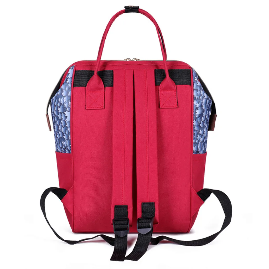 Diaper Bag Baby Nappy Bag Mummy Daddy Backpack Large Capacity Waterproof Casual Laptop Bag Rechargeable Holder for Bottle