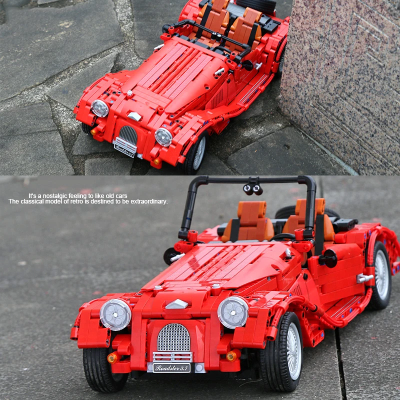 1141 шт. MOC Technic the Jalopy красный автомобиль-трансформер строительные блоки легонесса развивающий игрушечный автомобиль для детей мальчик подарок