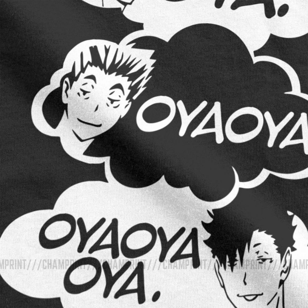 Oya Haikyuu, Мужская футболка, Kuroo, аниме, Bokuto, манга, Shoyo, волейбол, креативная футболка, футболка с коротким рукавом, хлопок