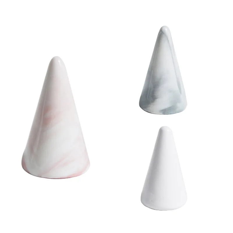 Ceramic Ring Stand Tower for Jewelry Conical Display Engagement | Украшения и аксессуары