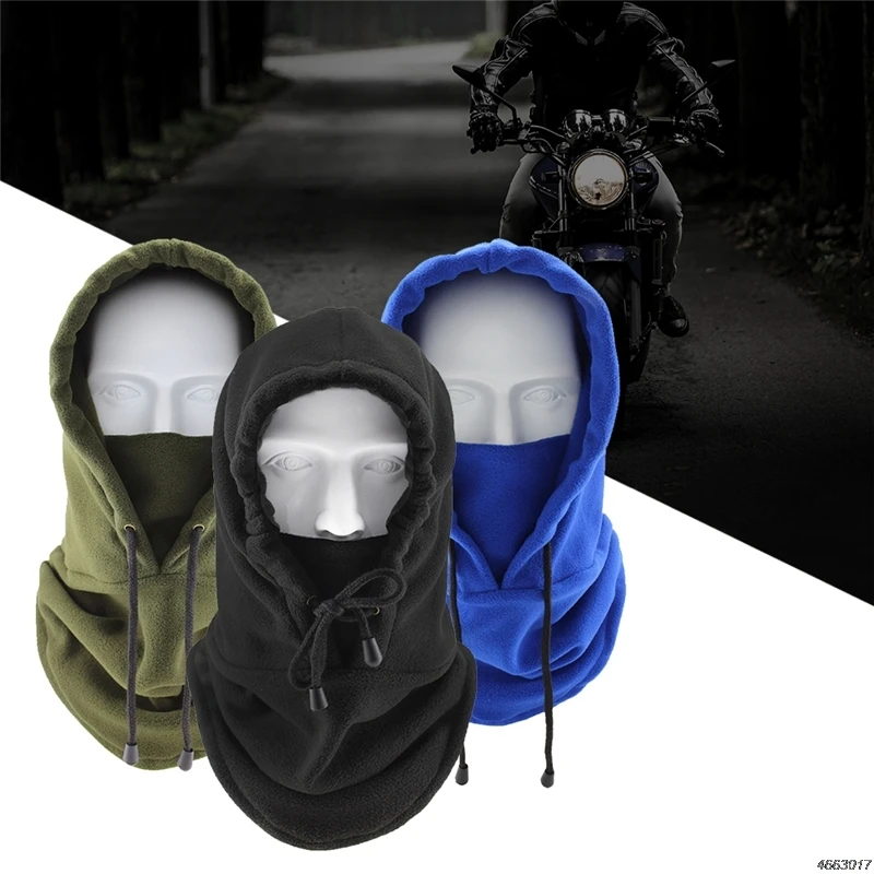Free Shipping Motorcycle Face Mask Winter Balaclava Face Shield Thermal Fleece Windproof Warm Cycling Skiing Headwear Scarf Mask