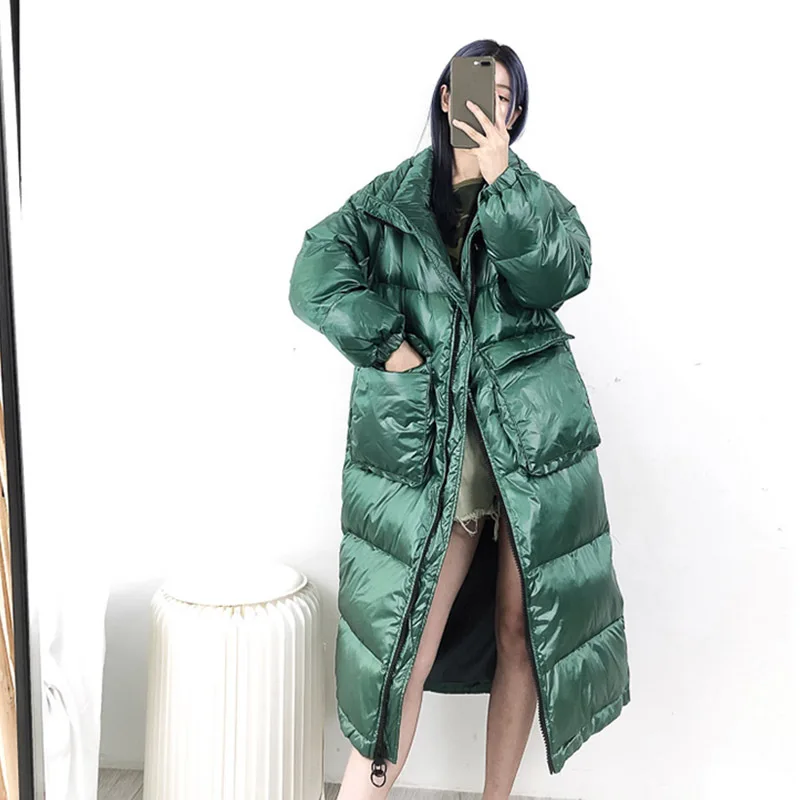 

2020 New Winter Coat Women 90% White Duck Down Jacket Thick Long Down Parka Winter Jacket Women Female Loose Warm Coat