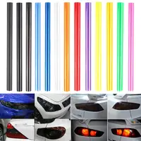 Pegatina de luz de coche, película de vinilo adhesivo de faros, autoadhesiva lámpara antiniebla, Color de la luz trasera, estilo de coche, 30x60 CM