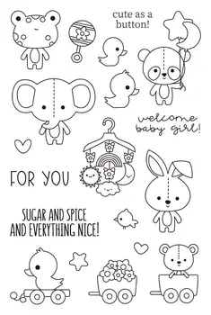 

Transparent metal Clear stamp and cutting dies DIY Silicone Seals Scrapbooking /Card Making/Photo Album Decoration