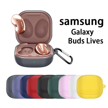 

Silicone Earphone Case for Samsung Galaxy Buds Live Wireless Headset Shockproof Soft Protective Headphone Cover Shell