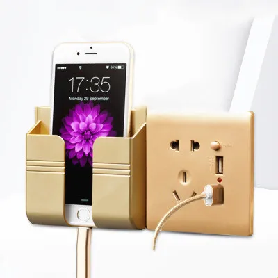 Wall USB Power Socket Port Charger Adapter Charging Removable White Gold Standard Switch Outlet Plate Holder with Usb Shelf |