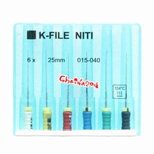Dental NITI K dateien wurzel kanal niti endo flex K-FILE dental handuse Nickel titainium K H R dateien 25mm