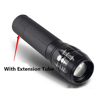 

XANES Q5 240Lumens 3Modes Outdooors Bicycle EDC LED Flashlight 18650/AAA for Camping Torch Lantern Pocket Extension Flashlamp
