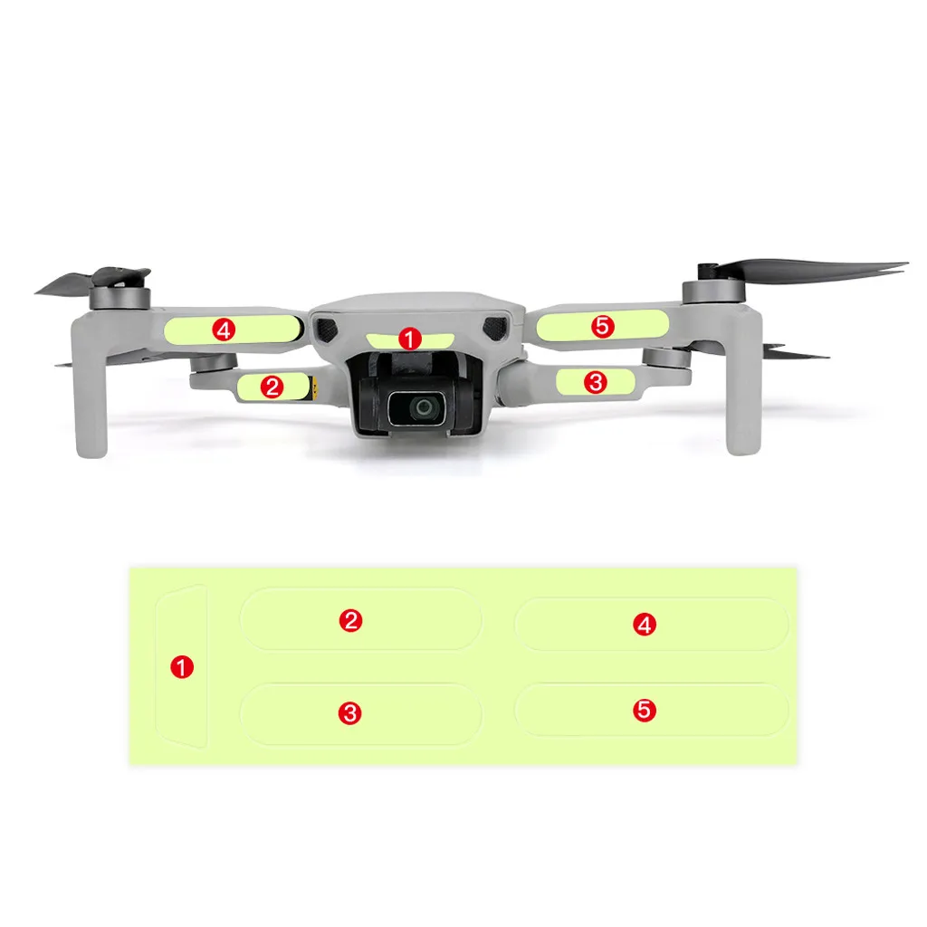 For DJI Mavic Mini Quadcopter Drone Decal Decoration Luminous Stickers Flighting beautiful drone decoration DJI Mavic Mini drone