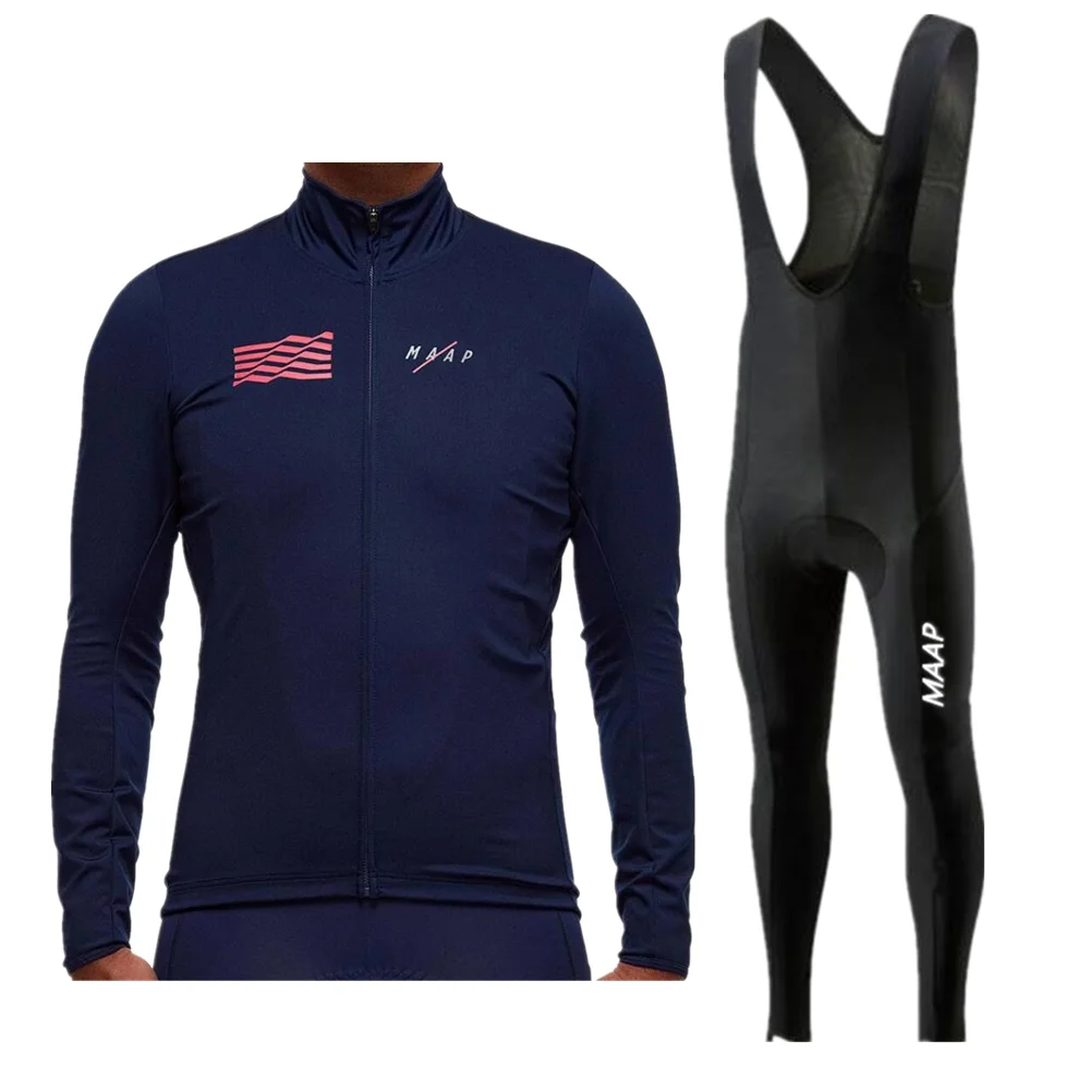 Jersey Set 15 Pro Team MAAP Cycling Jersey Ste Ropa Ciclismo Hombre Triathlon Cycling Set MTB Cycling Clothing Cycling Bib Pants Set - Цвет: Jersey Set 15