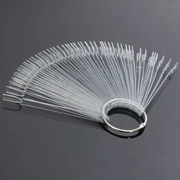 

Nail Shaped Fan Color Card Three In One Unloaded Nail Color Card Nail Polish 50 Colors Nail For Best Present