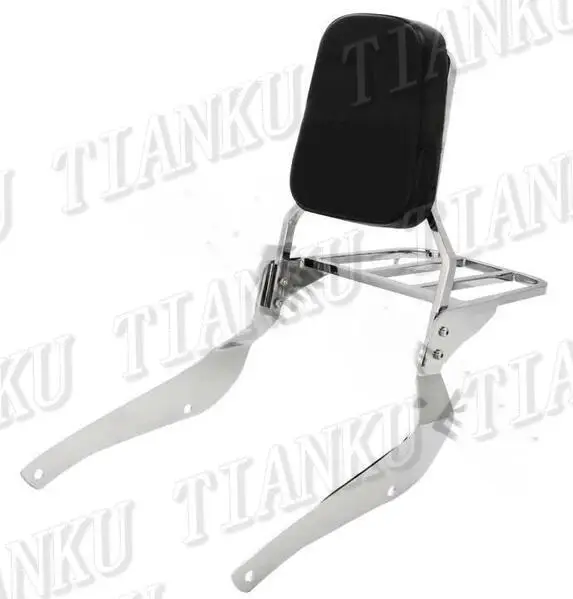 Хромированная спинка Сисси Бар багажная стойка для Suzuki Boulevard C50 volusion VL400 800