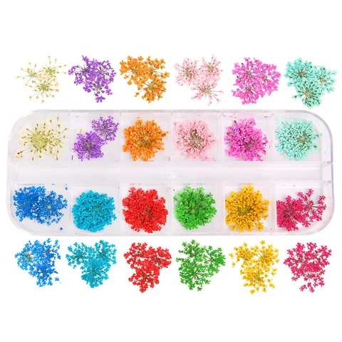 Dried Flowers Dry Plants for Resin Molds Fillings Epoxy Resin Pendant Necklace Jewelry Making Craft DIY Nail Art Decoration