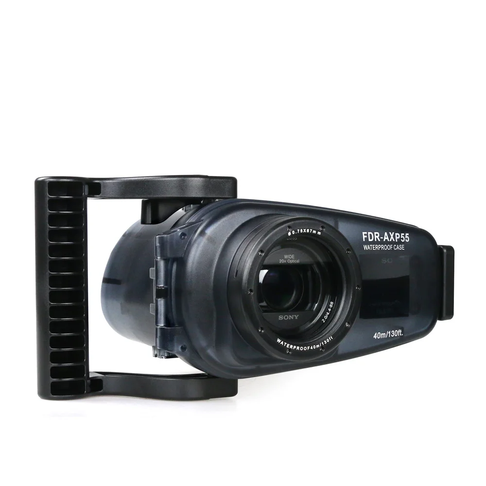 FDR-AXP55 Чехол для камеры для дайвинга sony FDR-AXP55/FDR-AX40/FDR-AX30 сумка для подводной камеры 40 м водонепроницаемые фото сумки 1 шт - Цвет: FDR-AXP55