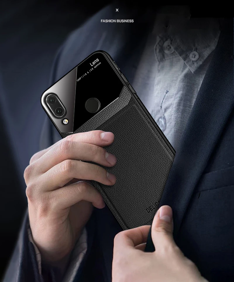 Для Xiao mi Red mi Note 7 8 Pro Note7 Note8 Pro 8a на кожаном стекле mi rror силиконовые противоударные роскошные мягкие милые Чехлы для телефона