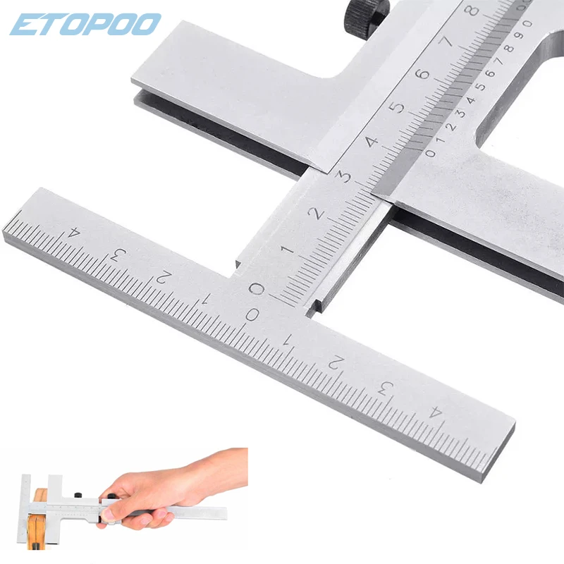 0-160mm T-Type Marking Vernier Caliper with fine adjustment/T Marking Vernier Caliper with fine ajustment/ T-Type gauge vernier caliper