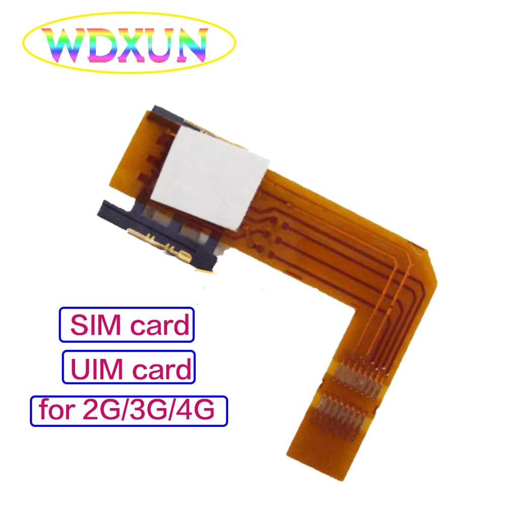 Free welding SIM card connector UIM card slot USIM expansion modules for mc8775 8781 em770 elegiant cable tester