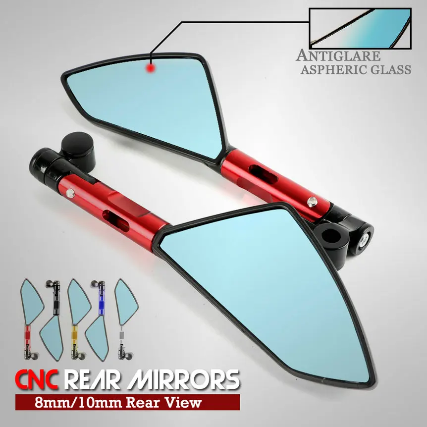 Универсальное алюминиевое мотоциклетное зеркало с ЧПУ AX, торцевое зеркало заднего вида, боковые зеркала для DUCATI STREETFIGHTER/S 848 2009-2013