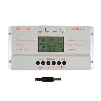 

1Pc Solar Charge Controller 30A Premium 12V/ 24V M30 Solar Charge Generator for Intelligent Home Panel