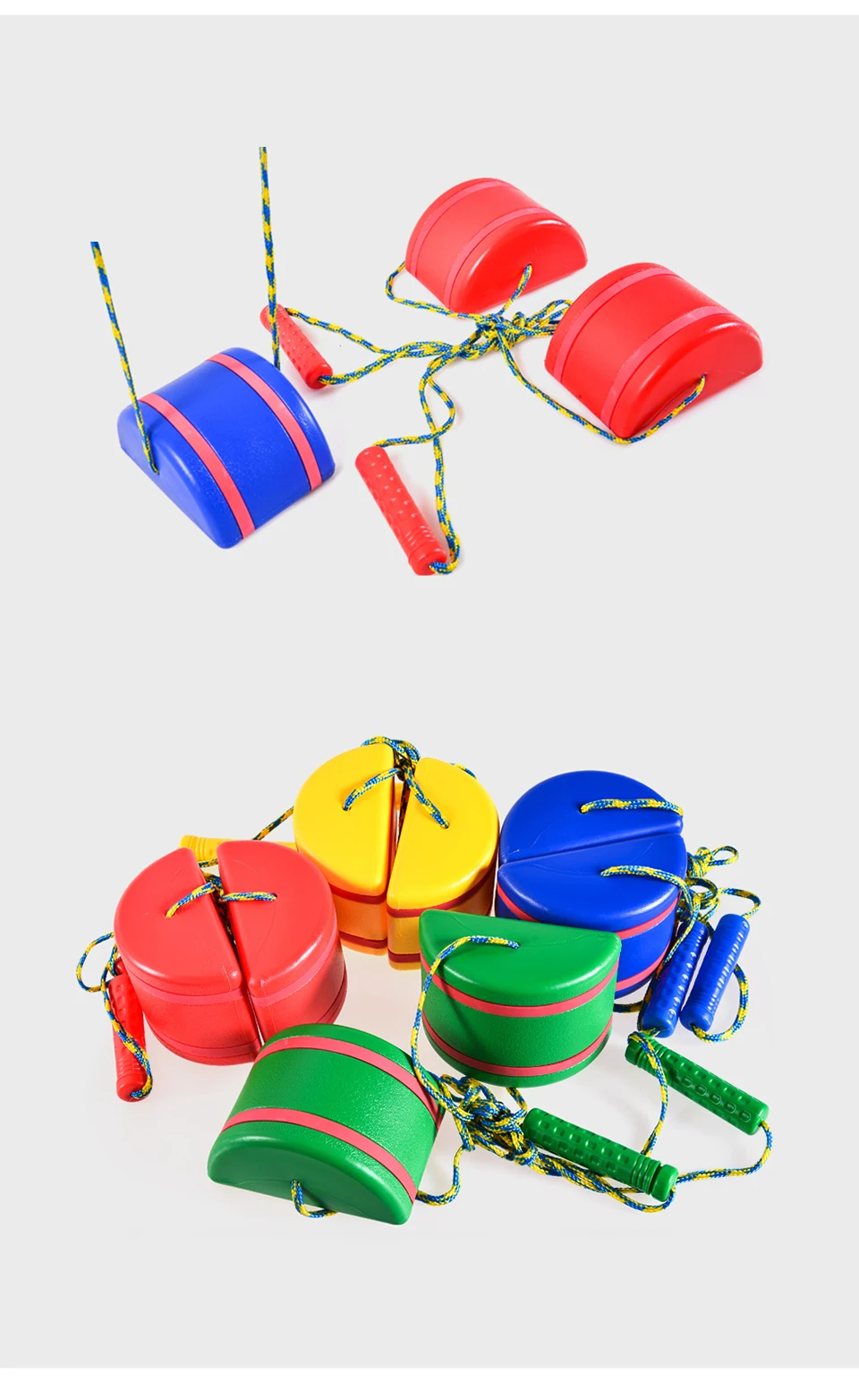 Ruizhi Детские шаговые камни Детский сад Stilts с ручками сенсорная интеграция баланс Спортивная уличная игра Детские игрушки RZ1123