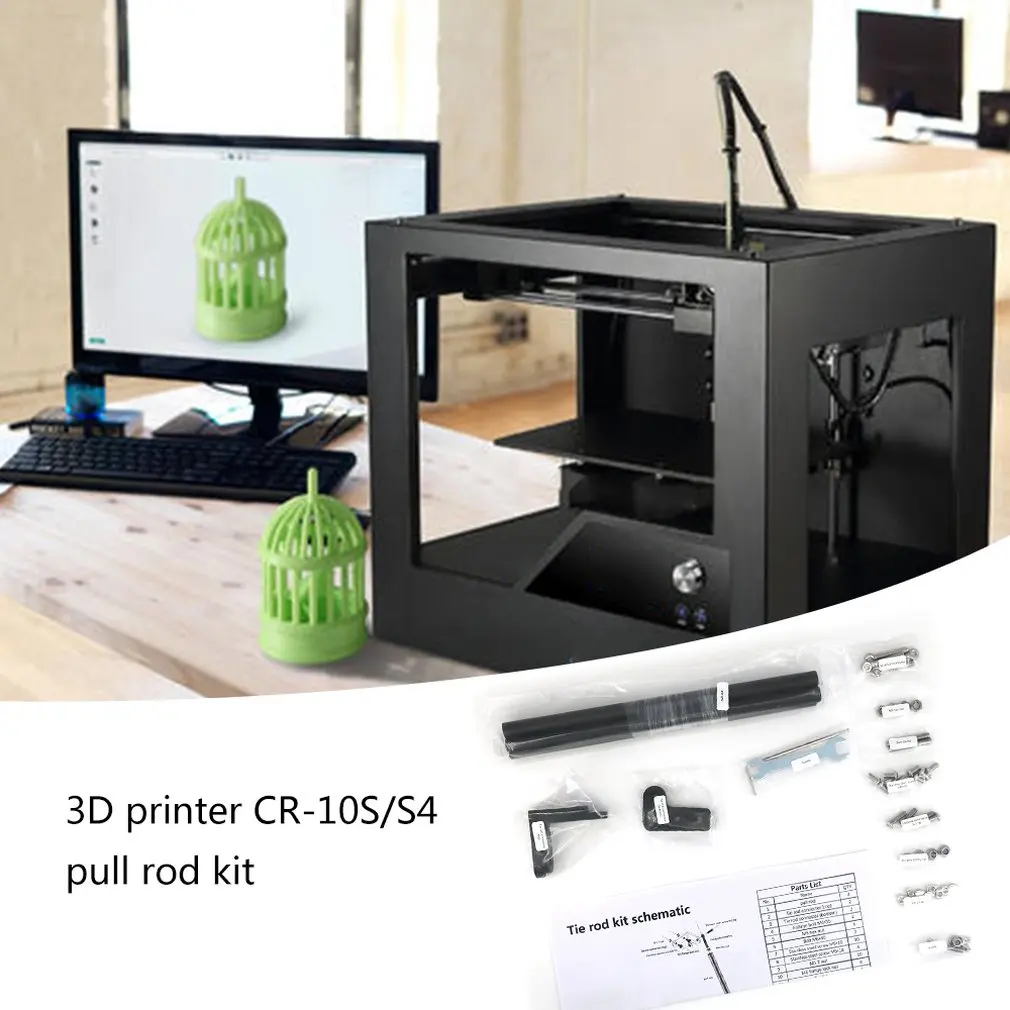 Chpower Cr-10 поддерживающий комплект удочек Diy Обновление 3d принтер поставка частей для Creality Cr-10S5 3D-принтер