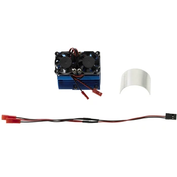 を hobbywing 5 v ファン 2 s と組み合わせ C1 モーター ezrun 用 3660 3665 3674 rc レース車ブラシレスモーター F22285