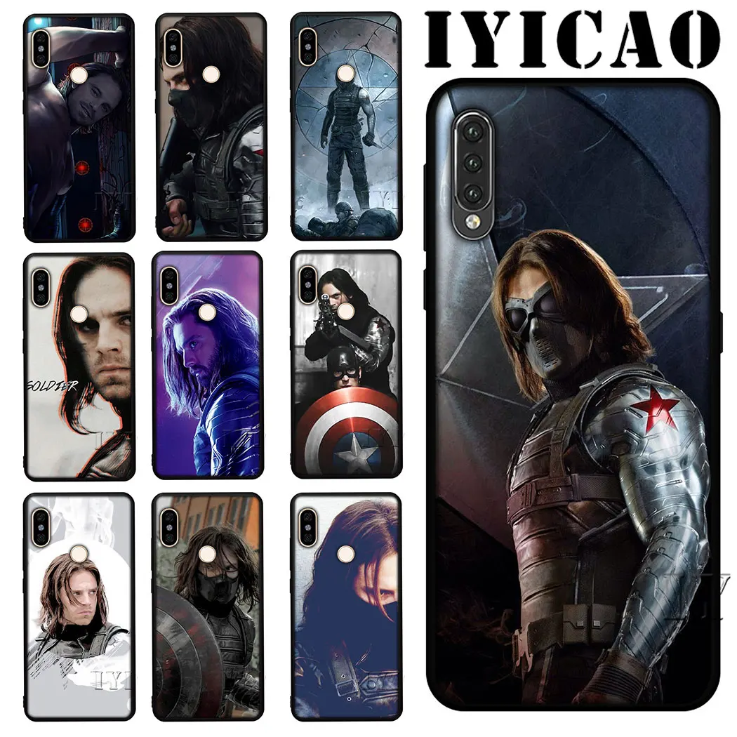 

IYICAO Bucky Barnes Soft Silicone Phone for Redmi 4A 4X 5A 6A 5 6 Plus 7 S2 Note 4X 5 Cover