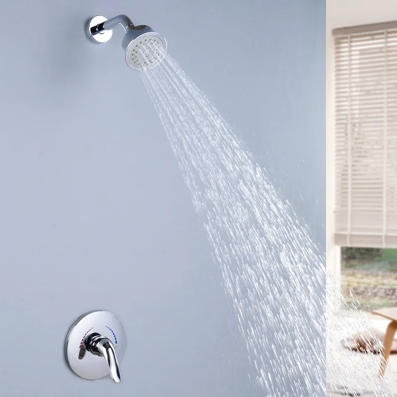 

Concealed Shower Set Wall-in Embedded Box Mixing Valve Single-Function Hot And Cold Faucet Set AL1045