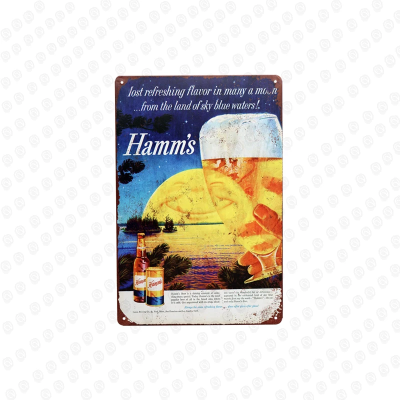 I Love Beer Mojito тарелки в стиле ретро Бар паба клуб таверна Ресторан Декор для кухни настенная художественная картина плакат оловянный знак