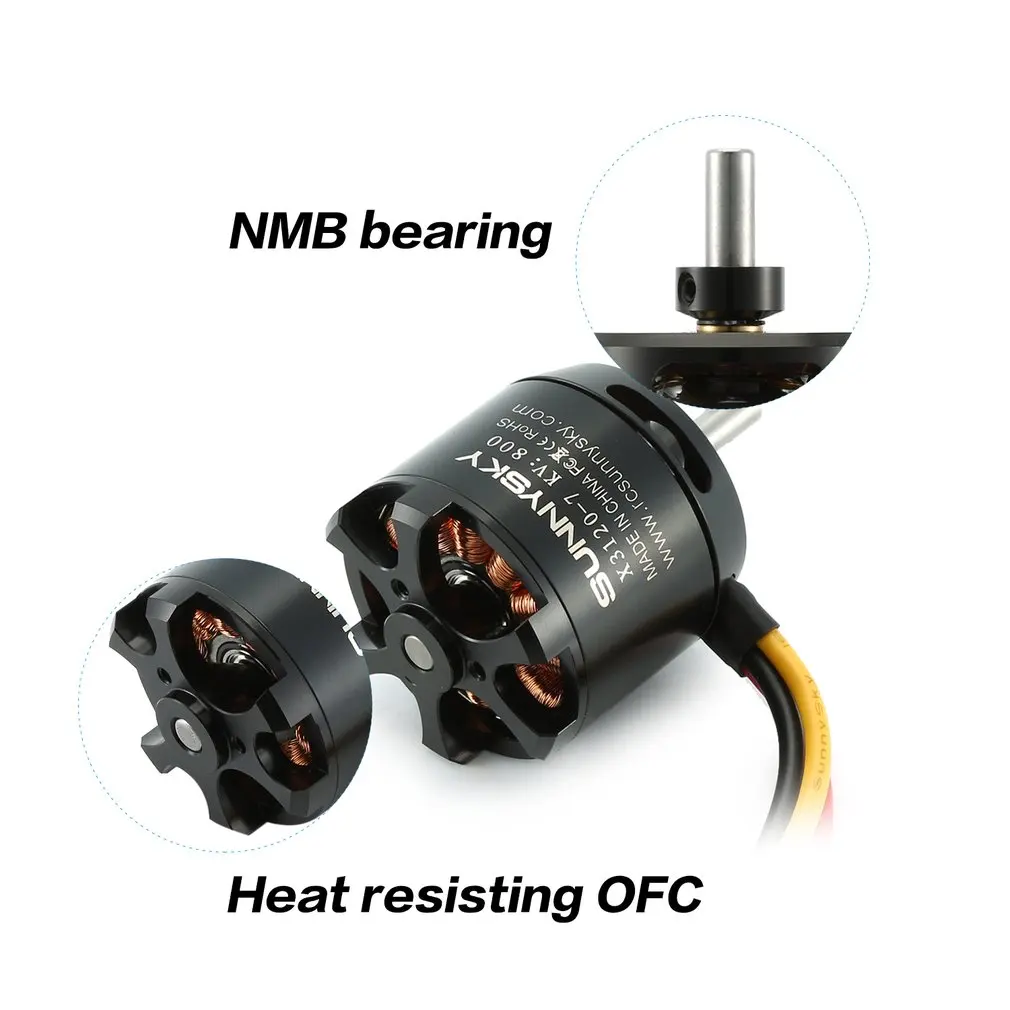SUNNYSKY X3120 800KV/1100KV бесщеточный двигатель для неподвижного крыла 3D RC Дрон Вертолет Самолет Запчасти Аксессуары