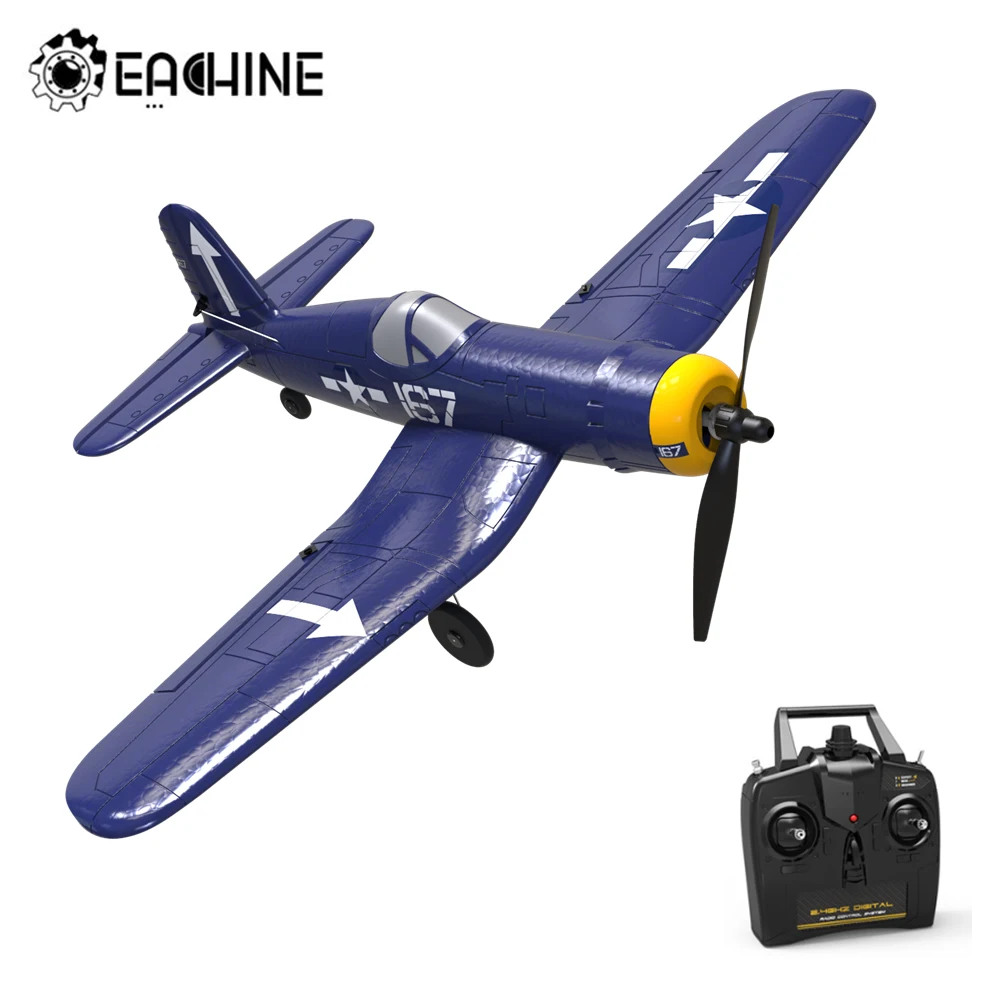 RC Airplane Wingspan Remote-Control One-Key-Aerobatic Eachine F4u EPP 400mm 761-8 
