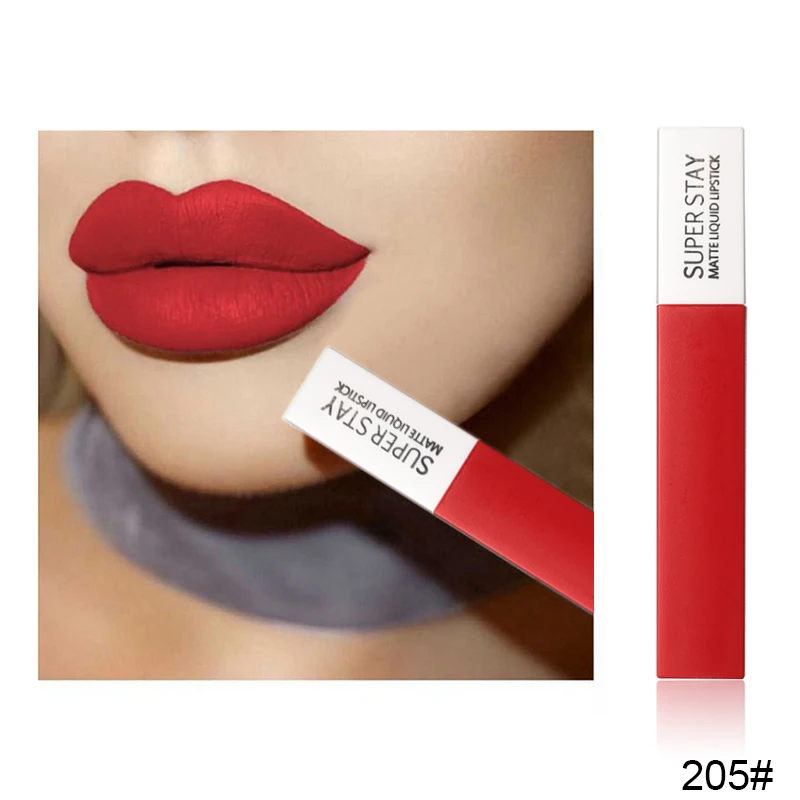 

Matte Lip Gloss Sexy Liquid Lip Gloss Matte Long Lasting Waterproof Cosmetic Beauty Keep 24 Hours Makeup lipgloss