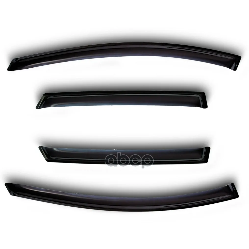 Комплект Дефлекторов Окон 4 Шт. Toyota Land Cruiser 200 2007-(С Лого Toyota) SIM арт. NLDSTOLCR0732