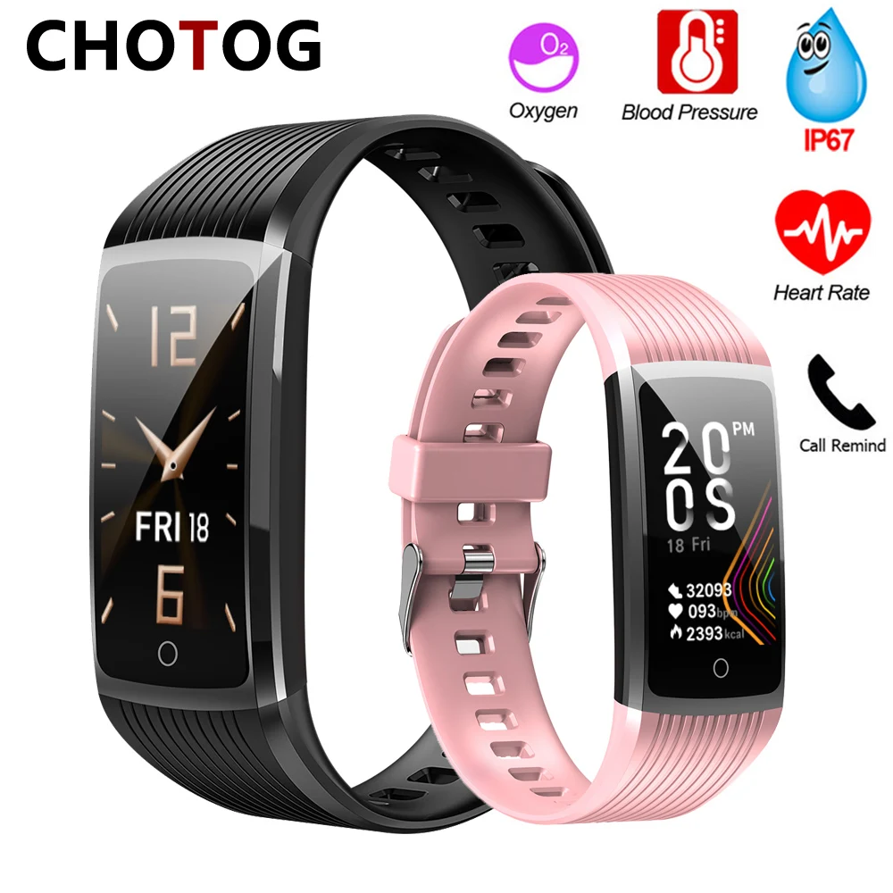 2020 Fitness Bracelet Blood Pressure Fitness Tracker Waterproof Smart Bracelet Heart Rate Smart Ban - 4000373798890