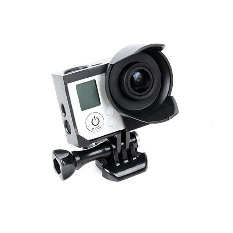 Корпус рамки с объективом камеры Бленды для Gopro Hero 3 3+ 4 Экшн камеры для Go Pro Спортивная камера s Аксессуары
