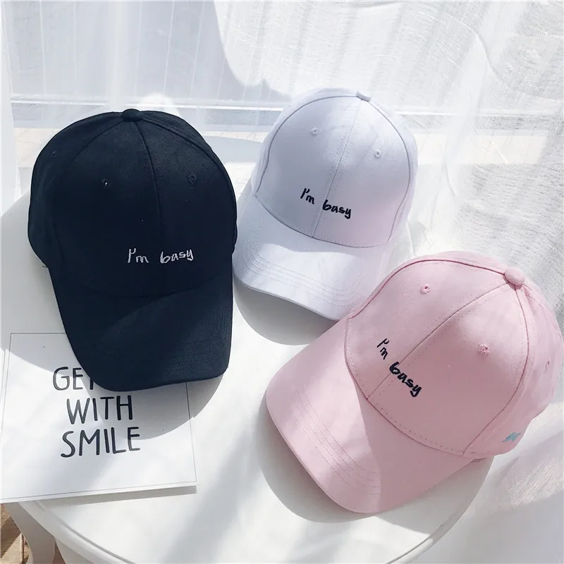 Шляпа женская летняя Корейская дикая Повседневная бейсбольная кепка простая пиковая Кепка белая шляпа от солнца Мужская