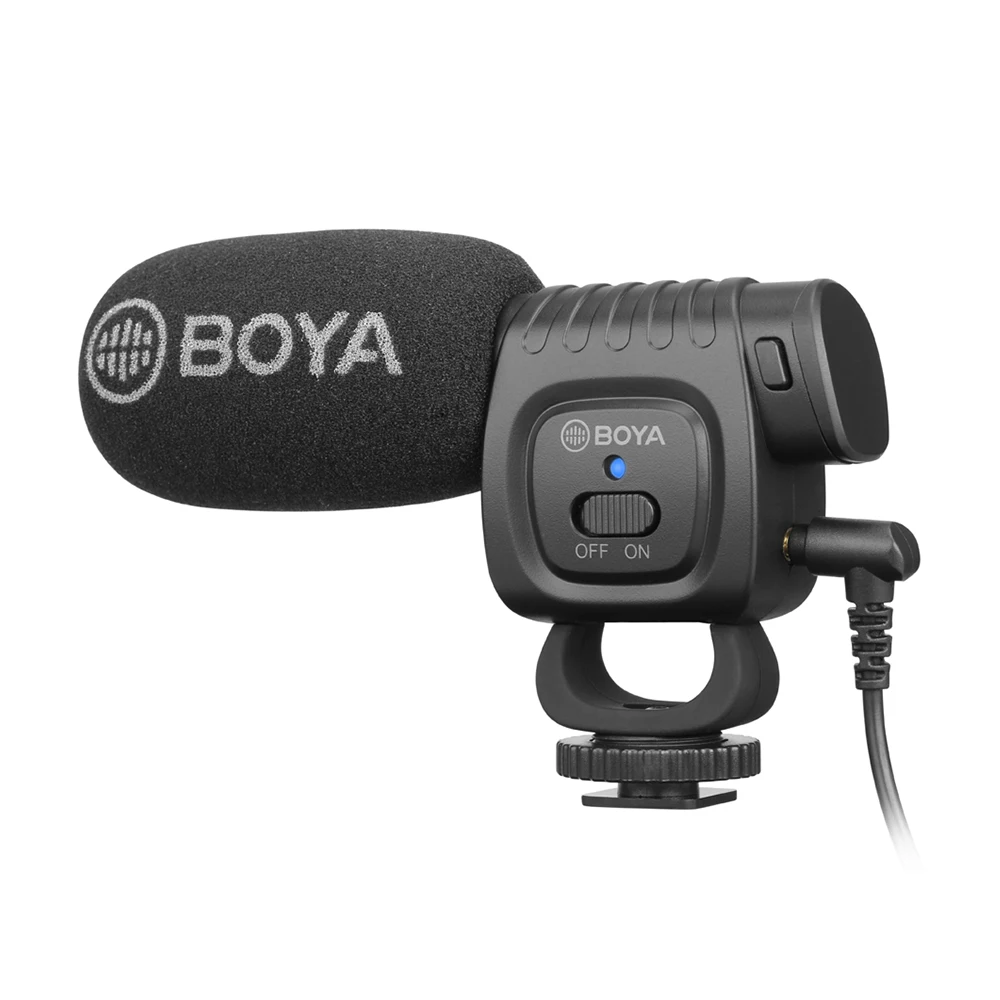 BOYA BY BM3011 кардиоидный конденсаторный микрофон с аудиокабелем TRS TRRS для смартфонов