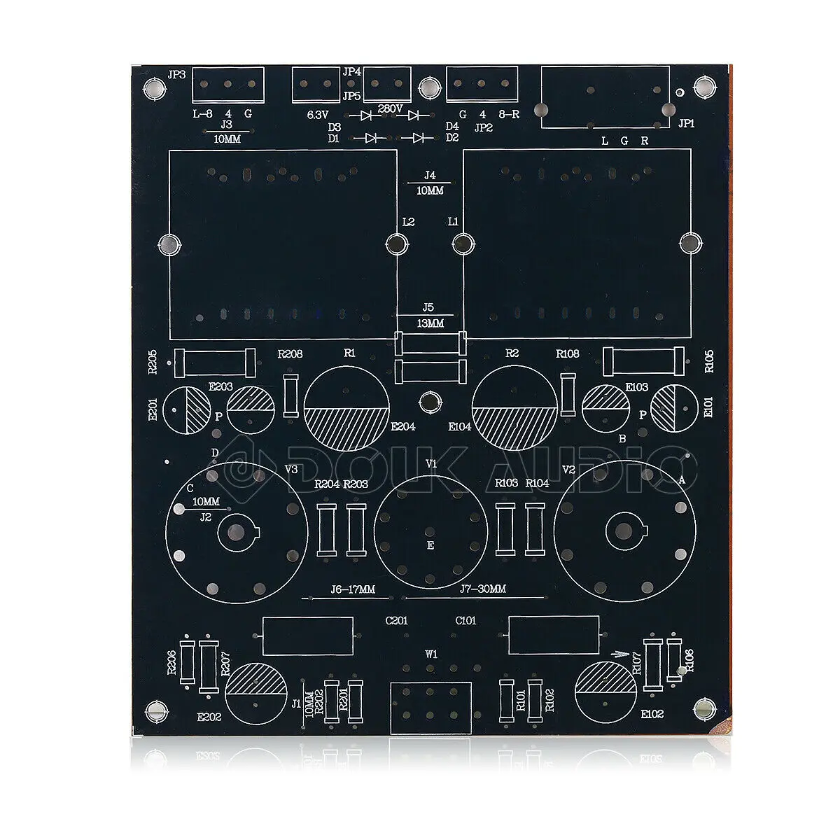 Douk Audio HiFi EL34 усилитель клапанной трубки Class A односторонний стерео аудио комплект