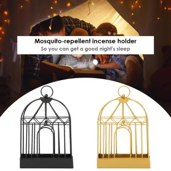 

Retro Old Mosquito Incense Rack Round and Smooth Portable Durable Anti Slip Wrought-Iron Home Decorations for Kitchen Bedroom