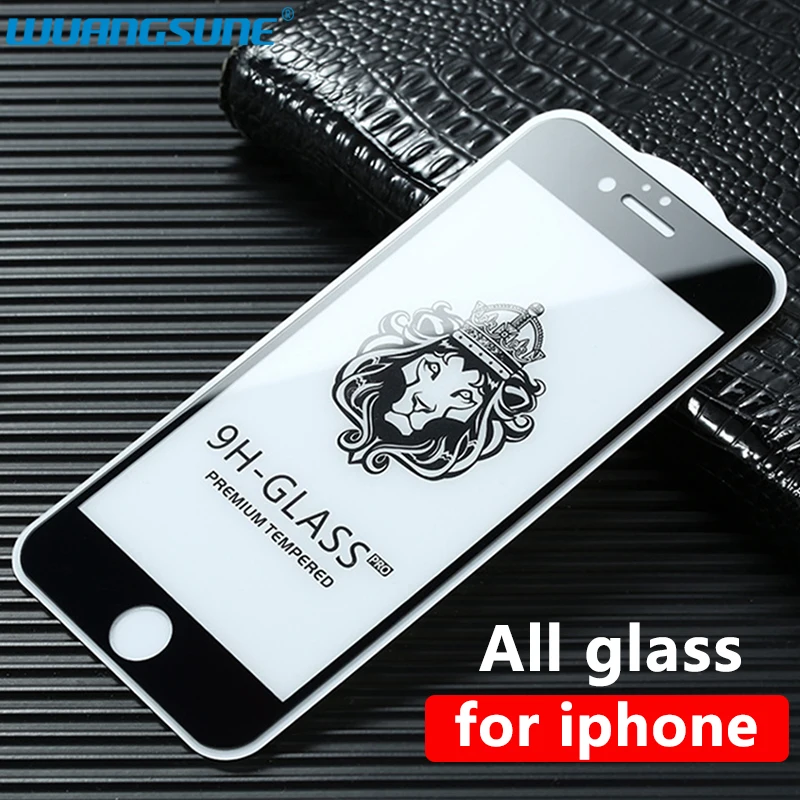Для iphone SE2020 6 6S 7 8 Plus полное покрытие закаленное стекло для 12 mini 11 Pro Max XR XS X защитная