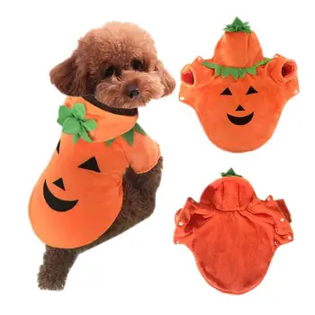 

Halloween Pet Pumpkin Costume Dogs Cats Christmas Dog Clothes For Small Dogs Clothing Puppy Coats Jackets Winter Warm Outfits