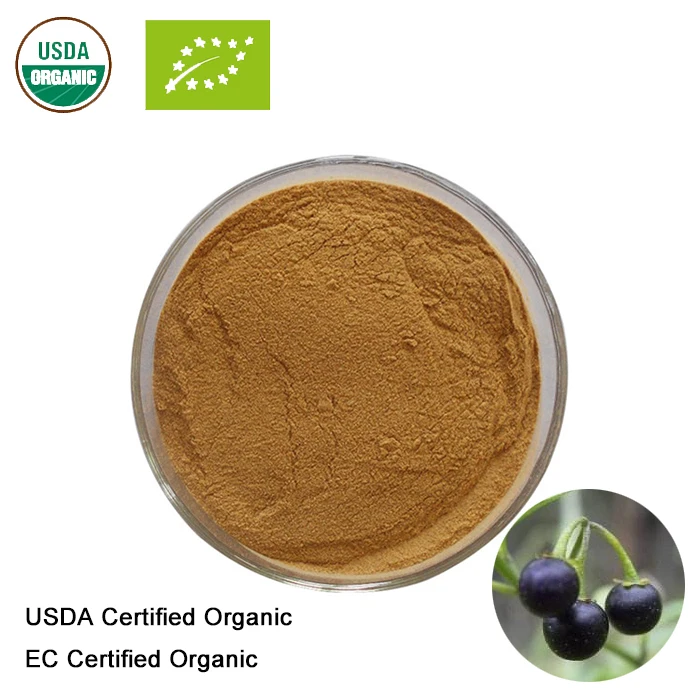 USDA и EC сертифицированный органический экстракт белладонны 2 0:1
