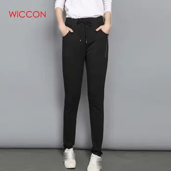

Spring Autumn New Plus Size 5XL 6XL Pants Women Fashion Black Solid Elastic Waist Clothes Trousers Loose High Waist Harem Pants