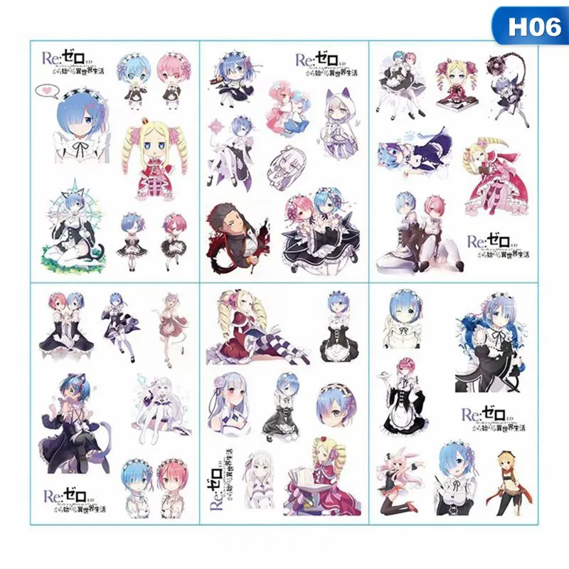 6 шт./компл. Kawaii Аниме Манга прозрачные наклейки для дневника японские канцелярские принадлежности