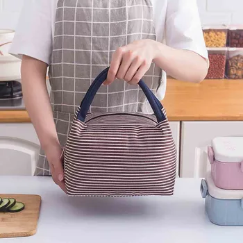 

Insulated Lunch Bag Lunch Bag Insulated Thermal Food Storage Bag Portable Travel Working Bento Box Big Launcher Handbag Totes