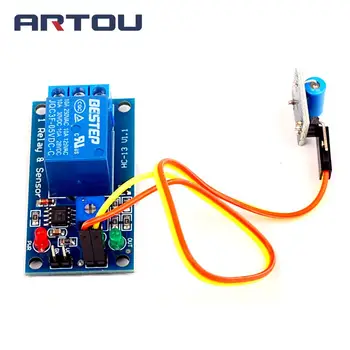 

5PCS 1 Channel 5V Relay Module Vibration Sensor Module Alarm Trigger Module for Household Appliance Control