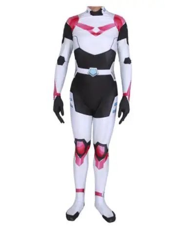 Аниме Voltron Легендарный Защитник Широ КИТ пидж ханк костюм зентай для косплея боди костюм комбинезоны - Цвет: Kids   Pink